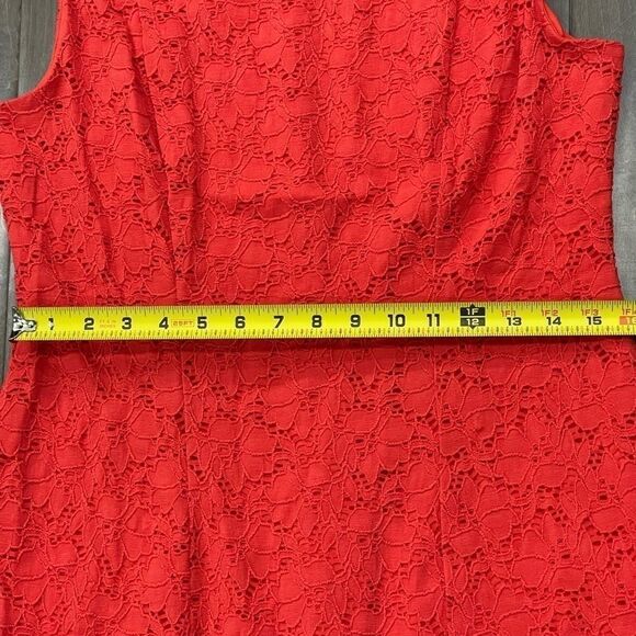 Alfani Lace Midi Dress in Cherry Bliss Color - Picture 7 of 8